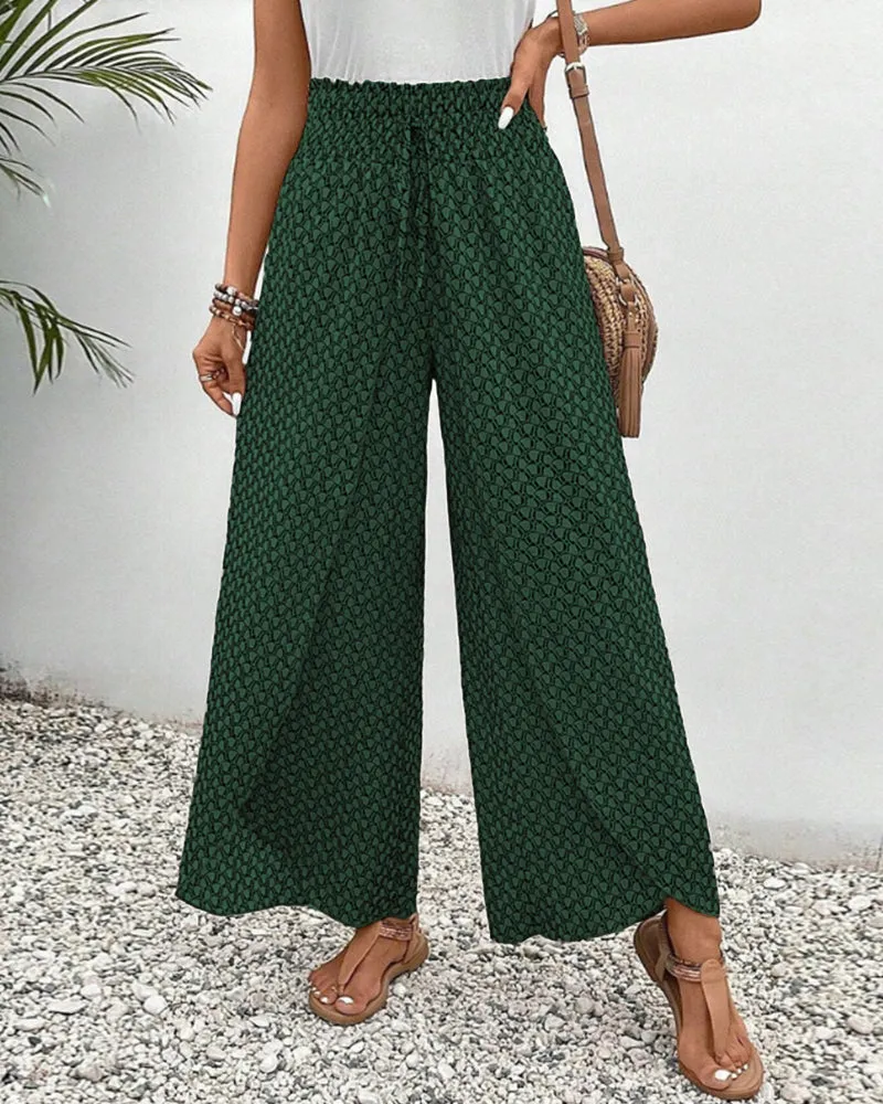Lisette - Pantalon pour femme avec imprimé géométrique